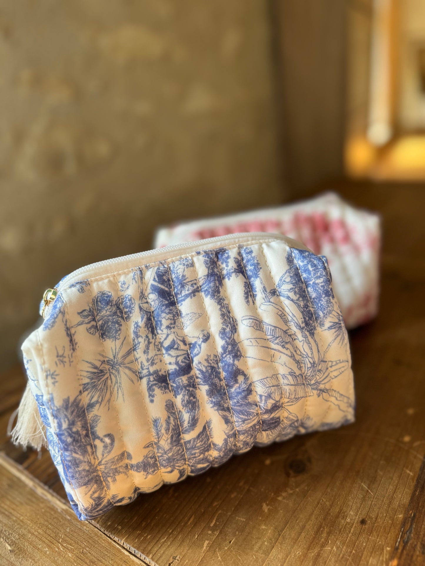 Quitterie, la trousse toile de jouy