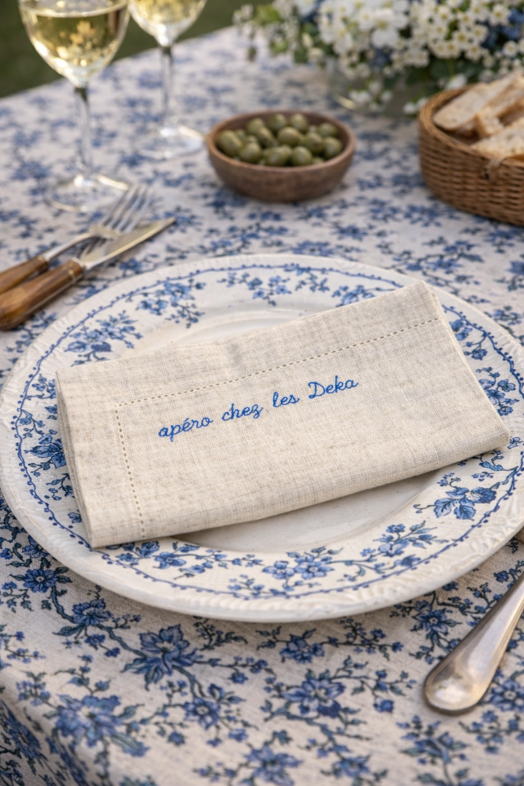 Marceau la serviette aux petits mots