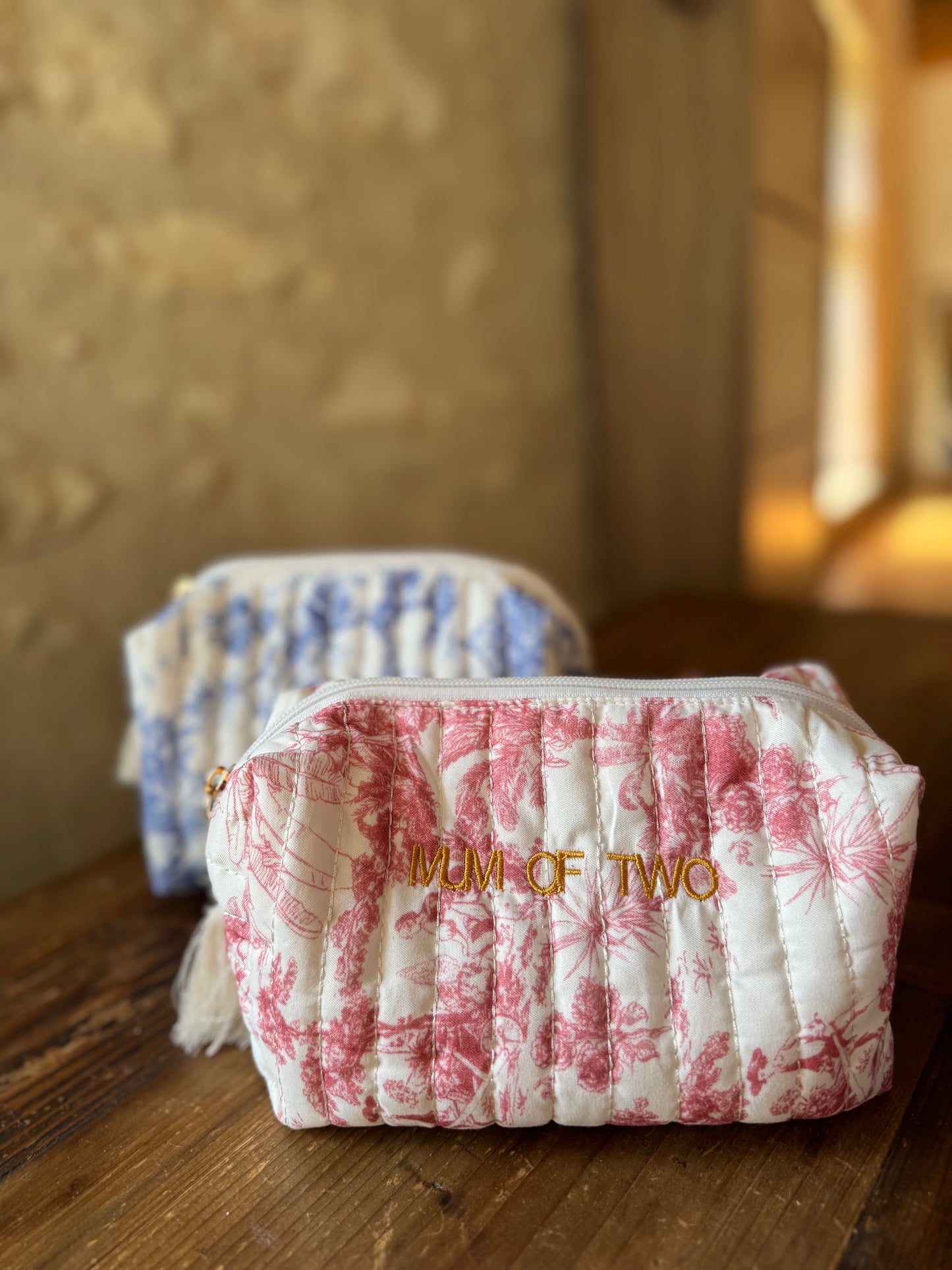 Quitterie, la trousse toile de jouy