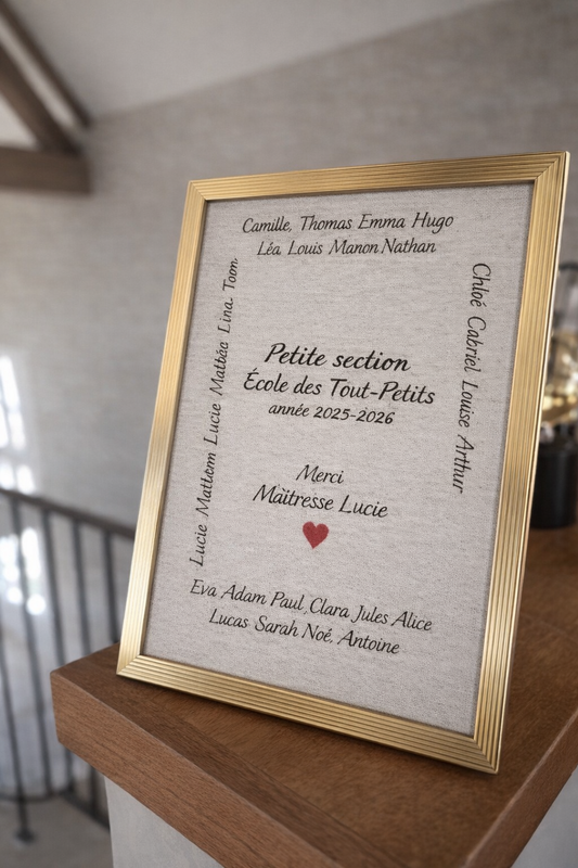 Ernest, le cadre pour la maîtresse